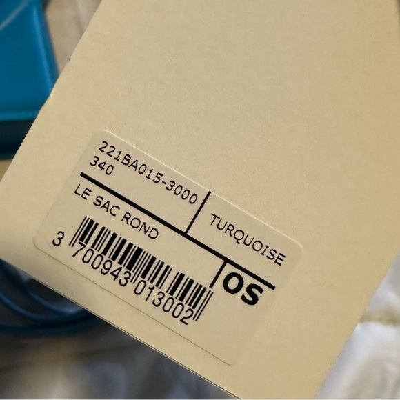 🆕 JACQUEMUS Le Sac Rond Leathrr Bag BNWT Authentic - Picture 13 of 15